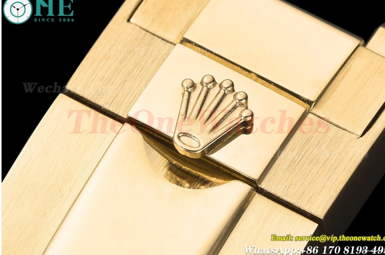 GDF A3836 Daytona 40mm Black Gold YG YG 0129